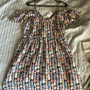 JCrew Cold Shoulder Dress